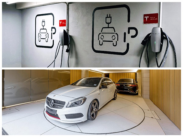 EV car charger and garage turntable installation by Phantom Electrical